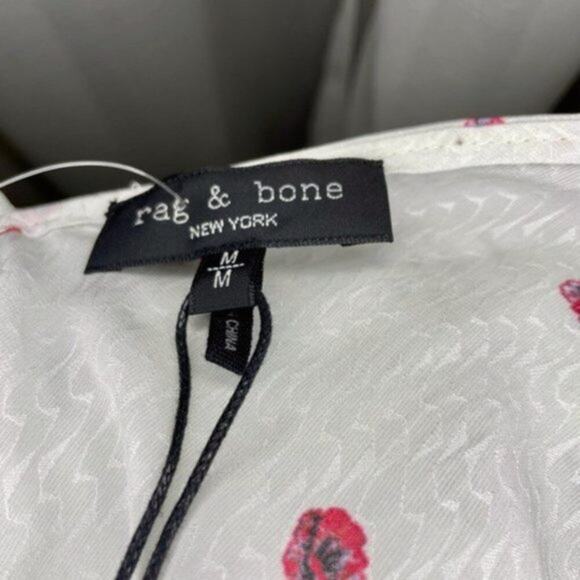 rag and bone floral Zoe dress white M - Picture 3 of 9